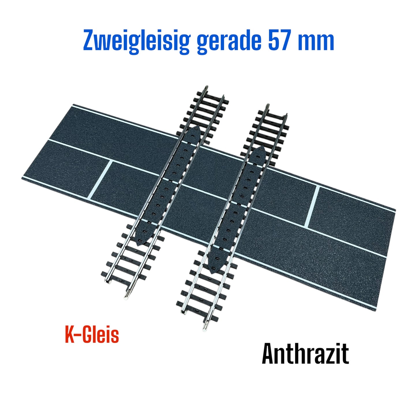 H0 Bahnübergang für Märklin K-Gleis – Ein- & Zweigleisig & R1-R5
