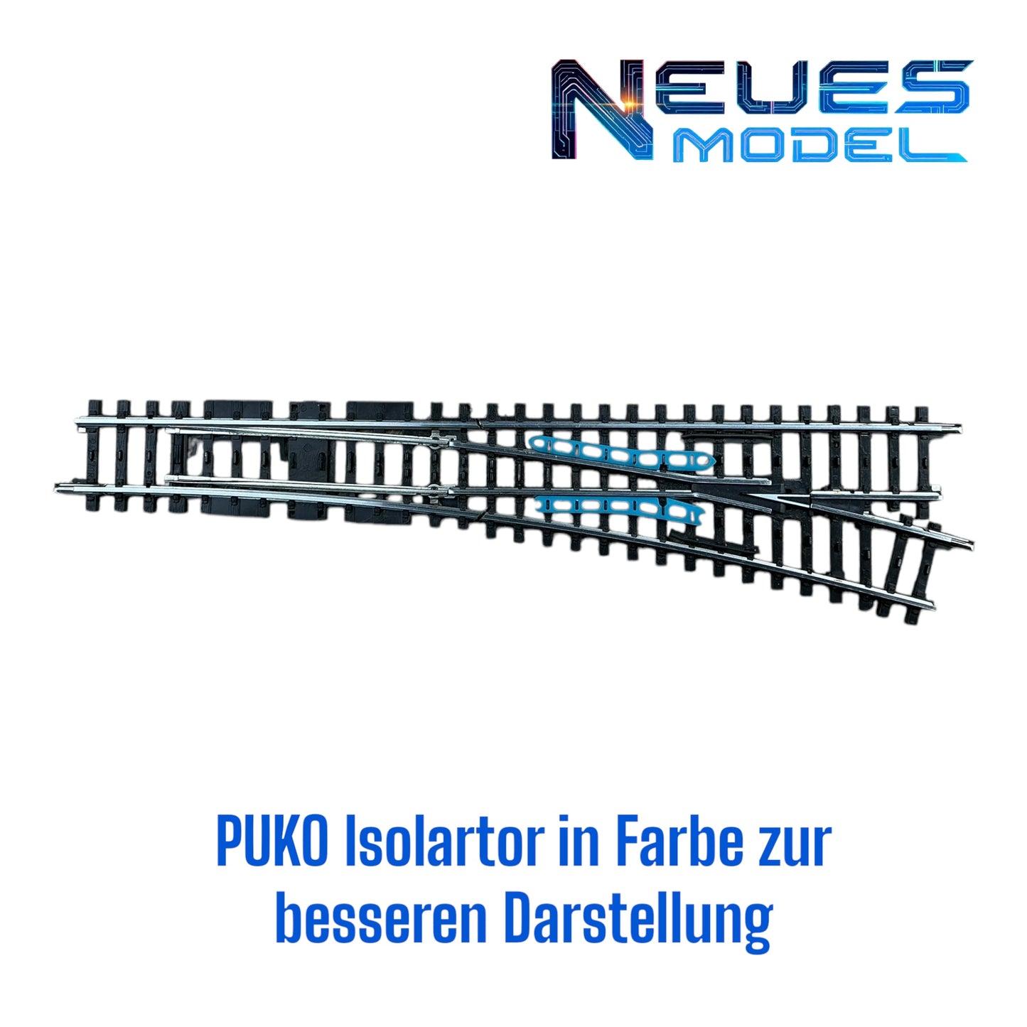 Zusatz PUKO Isolator für K-Gleis Schlanke Weichen festes Herzstück 22715/22716