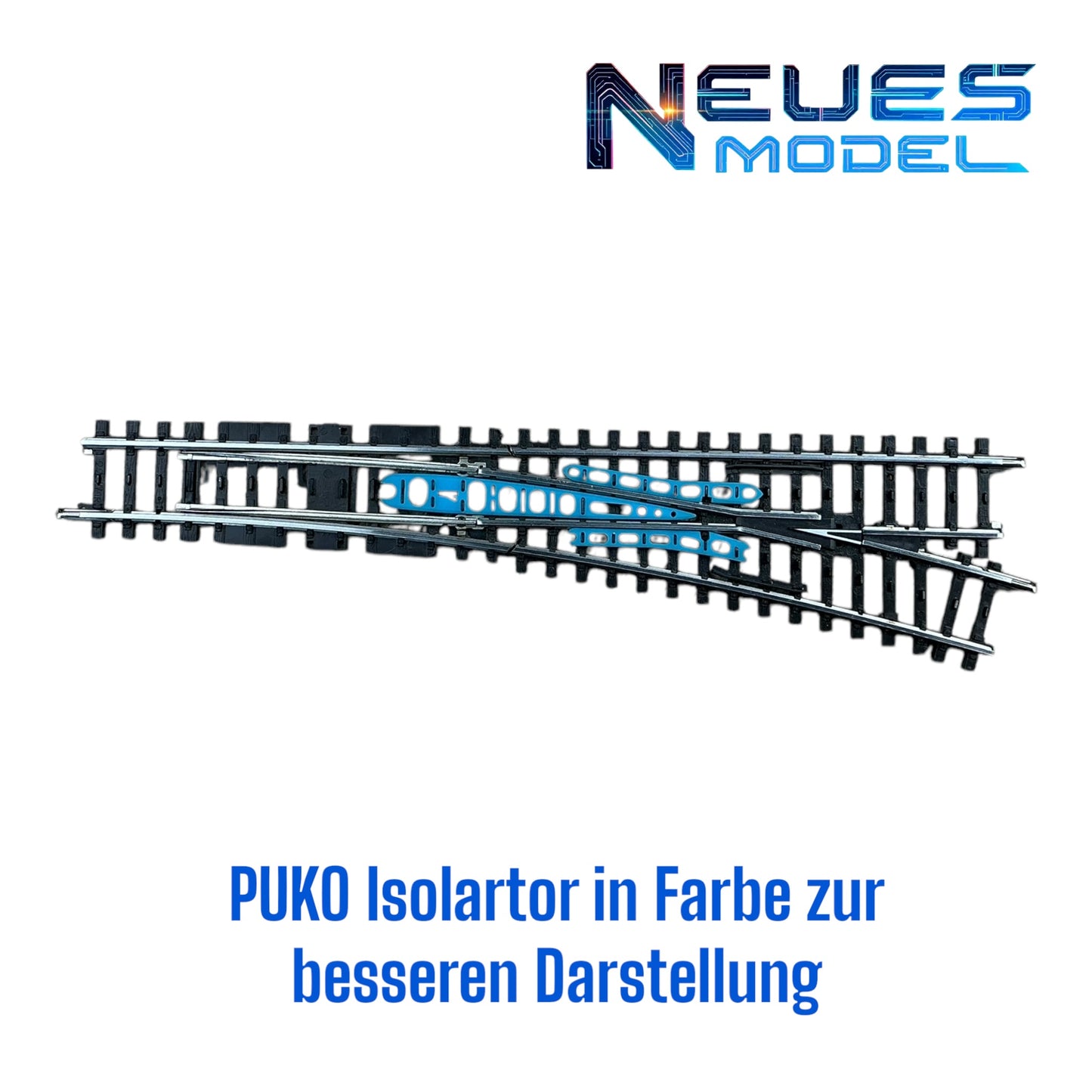 Zusatz PUKO Isolator für K-Gleis Schlanke Weichen festes Herzstück 22715/22716