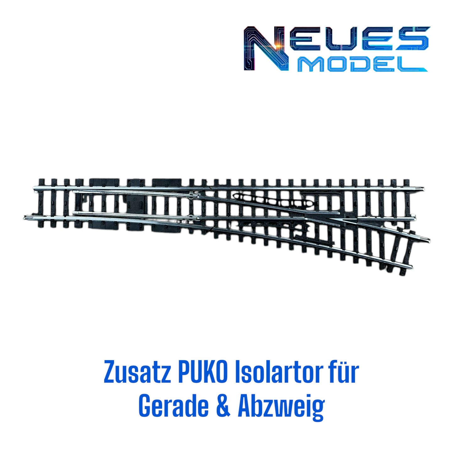 Zusatz PUKO Isolator für K-Gleis Schlanke Weichen festes Herzstück 22715/22716