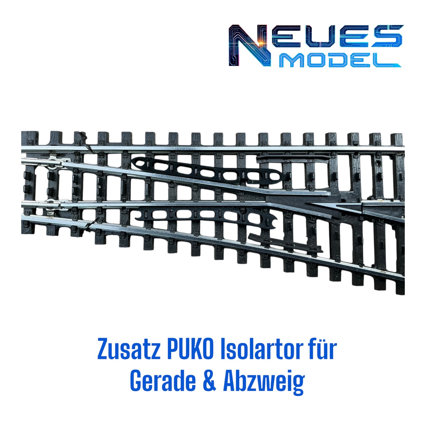 Zusatz PUKO Isolator für K-Gleis Schlanke Weichen festes Herzstück 22715/22716