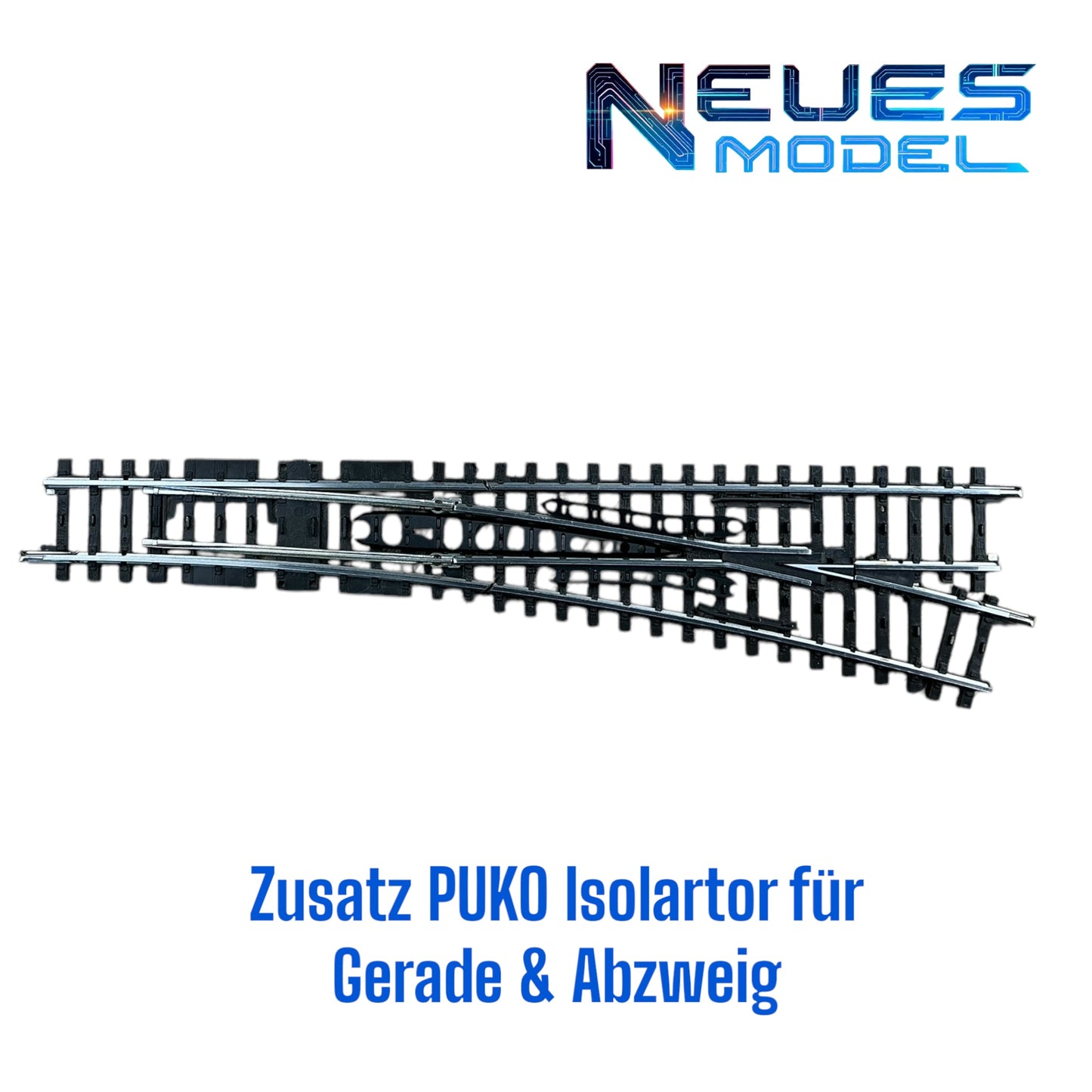 Zusatz PUKO Isolator für K-Gleis Schlanke Weichen festes Herzstück 22715/22716