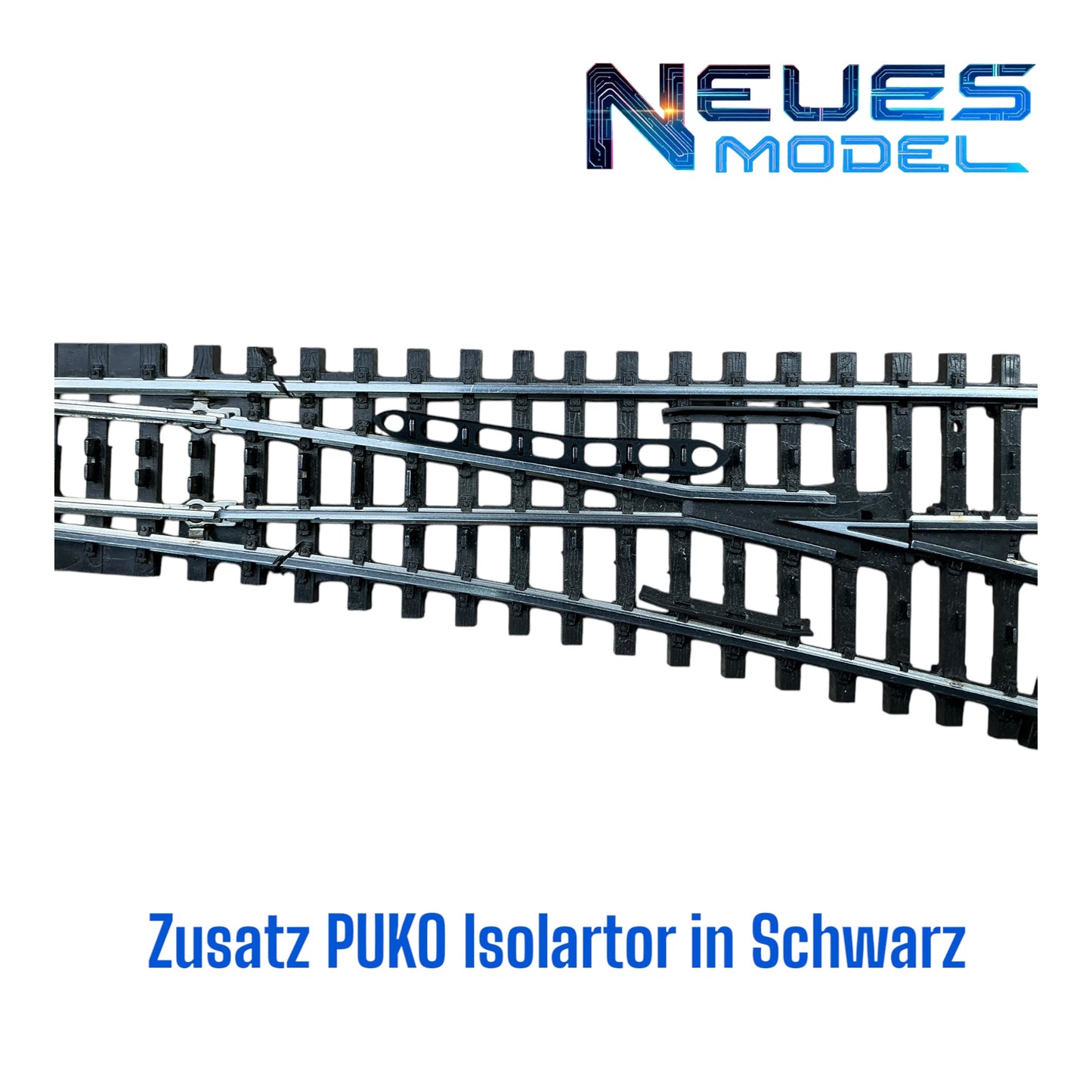 Zusatz PUKO Isolator für K-Gleis Schlanke Weichen festes Herzstück 22715/22716