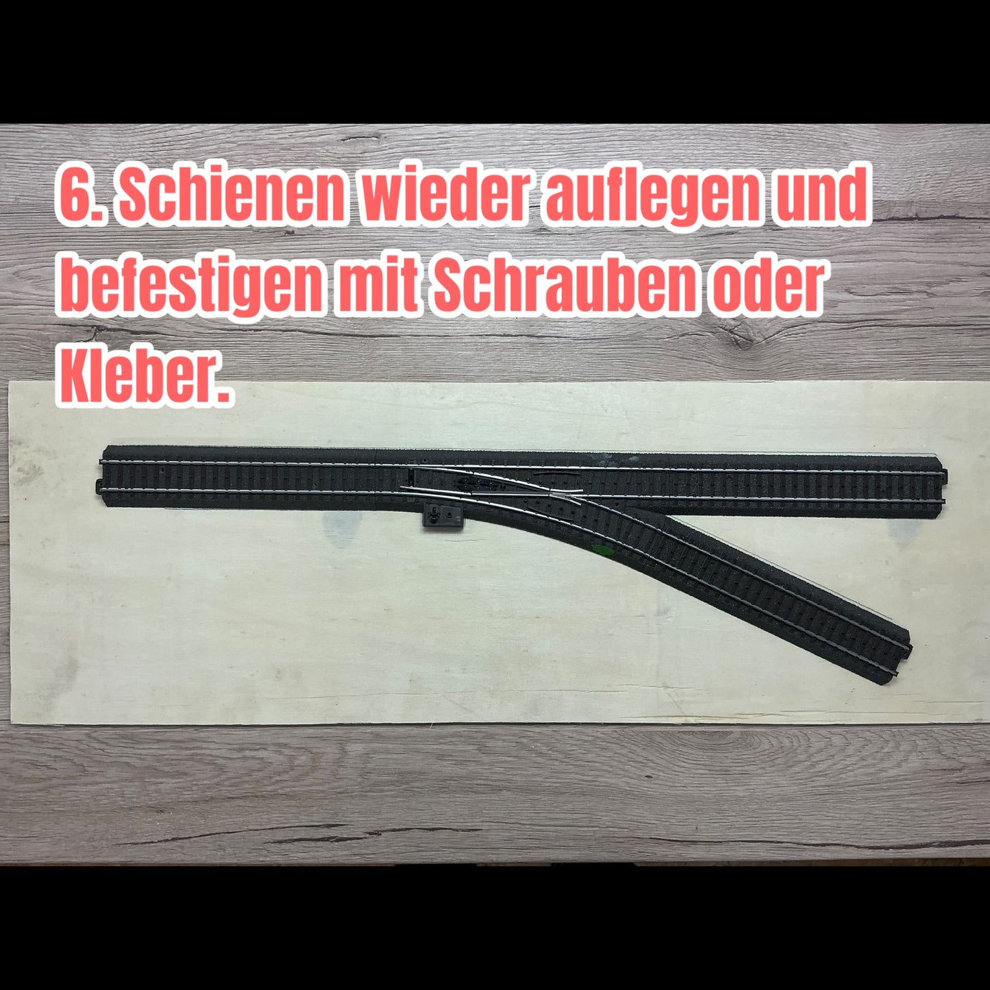 AZS-Anzeichenschablone für Märklin/Trix C-Gleis