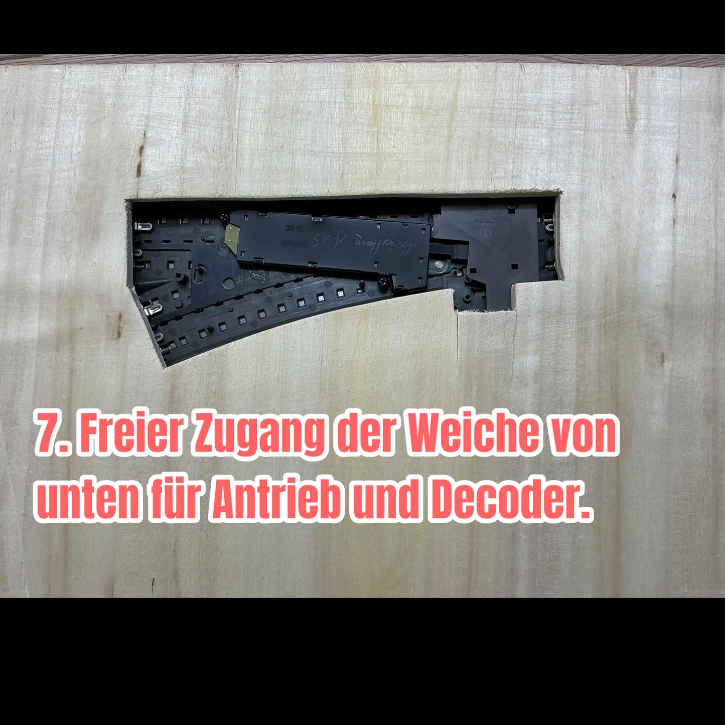 AZS-Anzeichenschablone für Märklin/Trix C-Gleis
