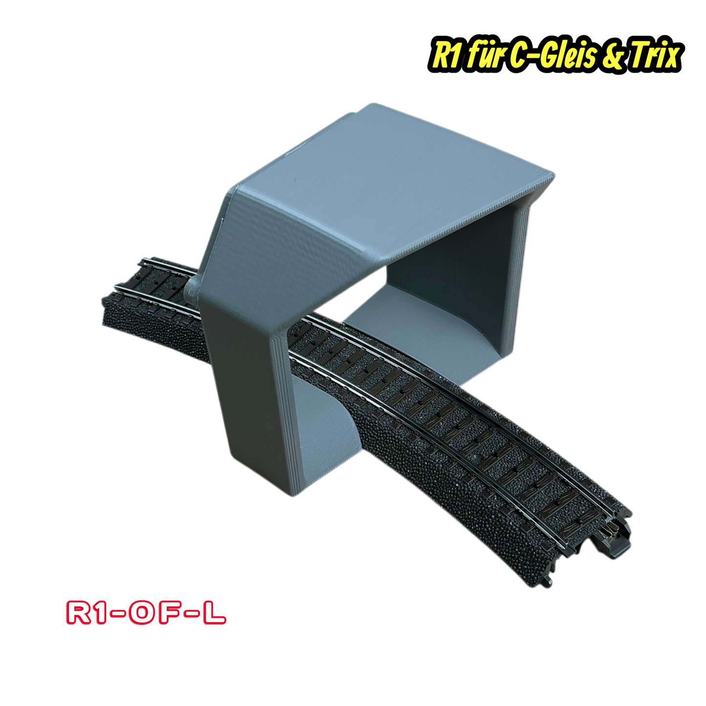 H0 Tunnelportale für Märklin C-Gleis & Trix–Gleis  R1 360°