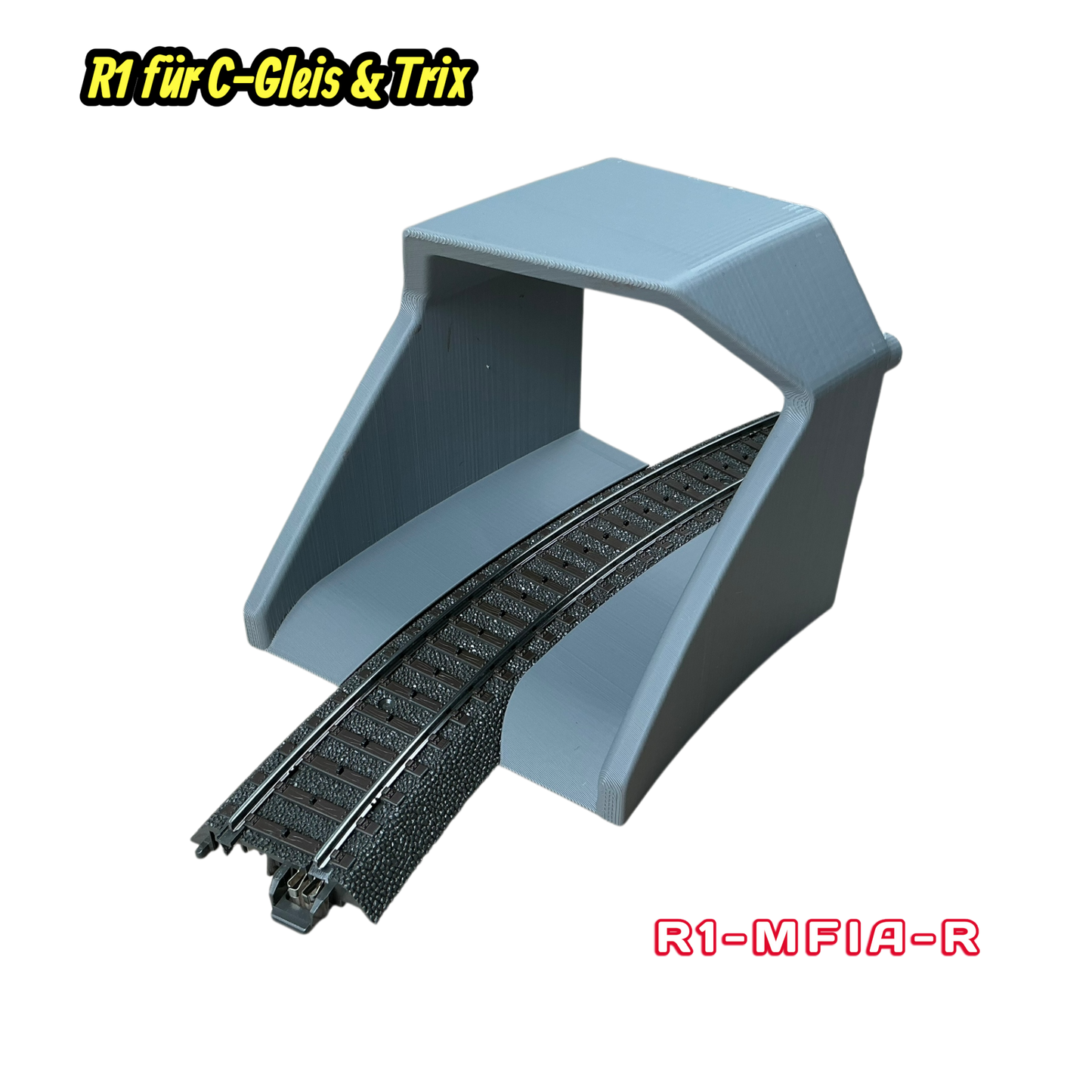 H0 Tunnelportale für Märklin C-Gleis & Trix–Gleis  R1 360°