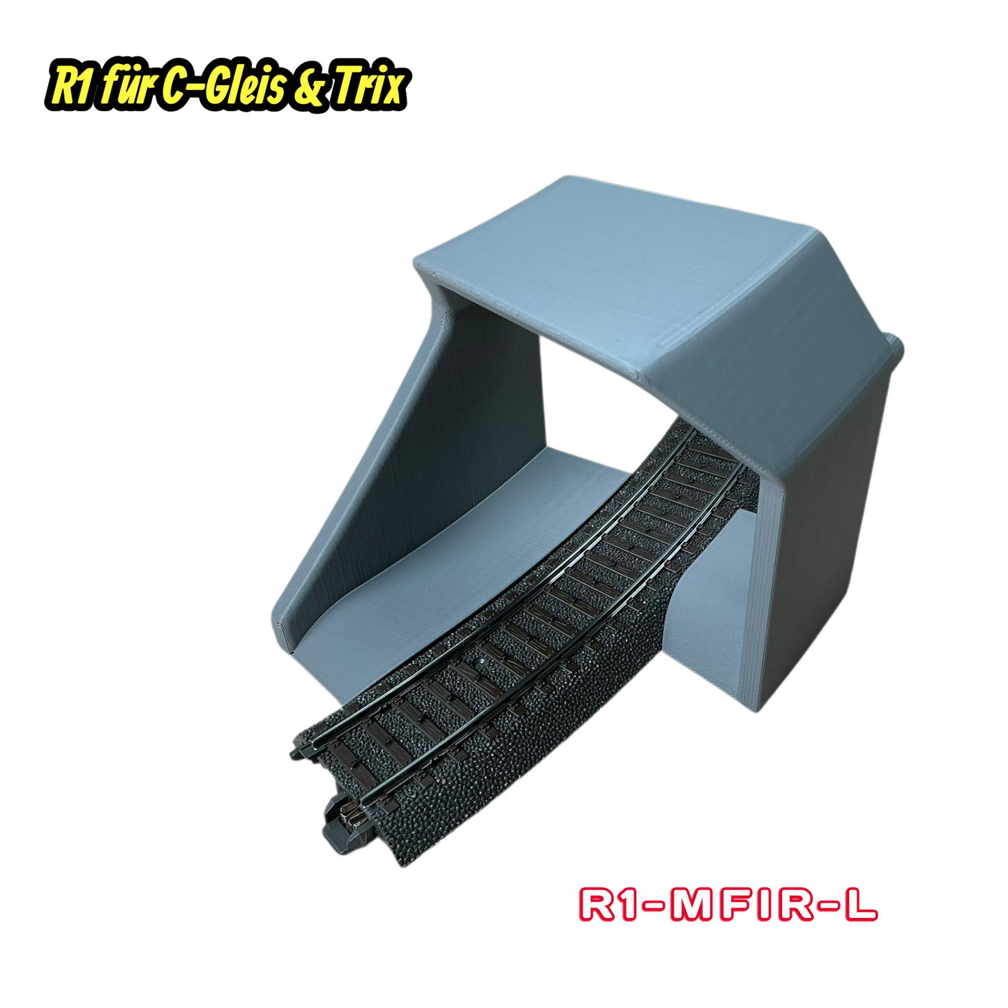 H0 Tunnelportale für Märklin C-Gleis & Trix–Gleis  R1 360°