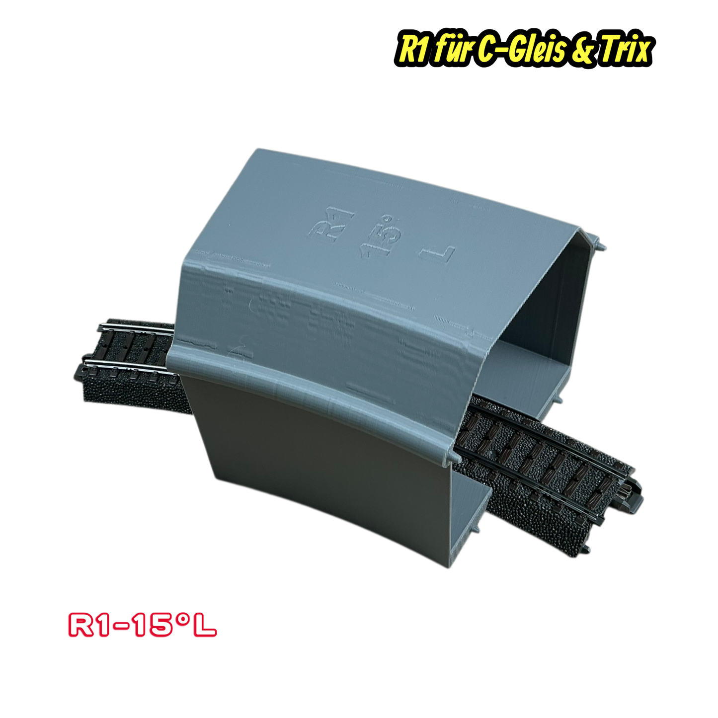 H0 Tunnelportale für Märklin C-Gleis & Trix–Gleis  R1 360°