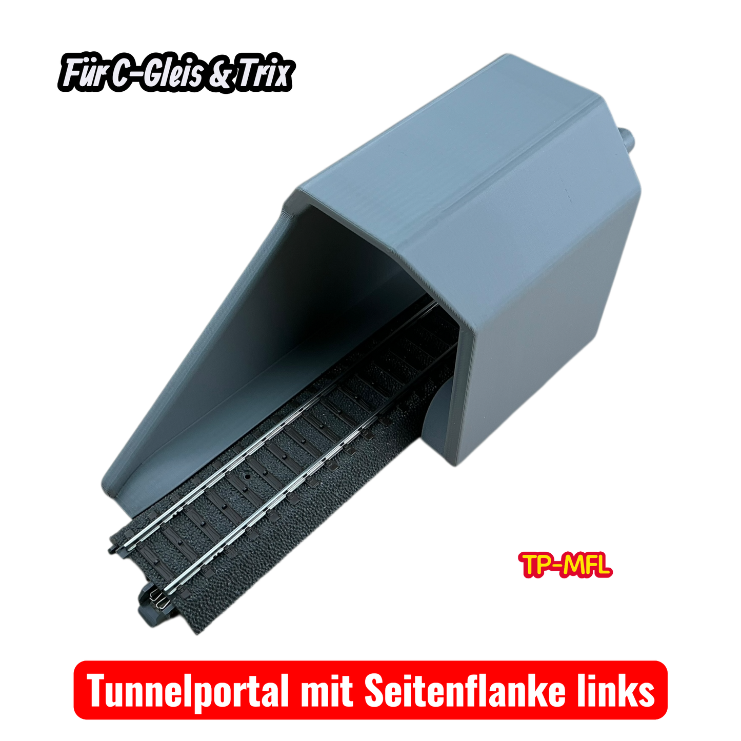 H0 Tunnelportale für Märklin C-Gleis & Trix–Gleis  Ein- & Zweigleisig