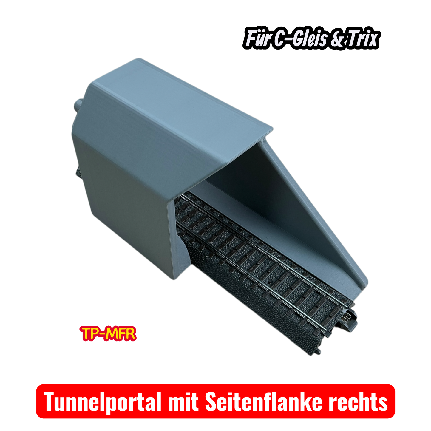 H0 Tunnelportale für Märklin C-Gleis & Trix–Gleis  Ein- & Zweigleisig