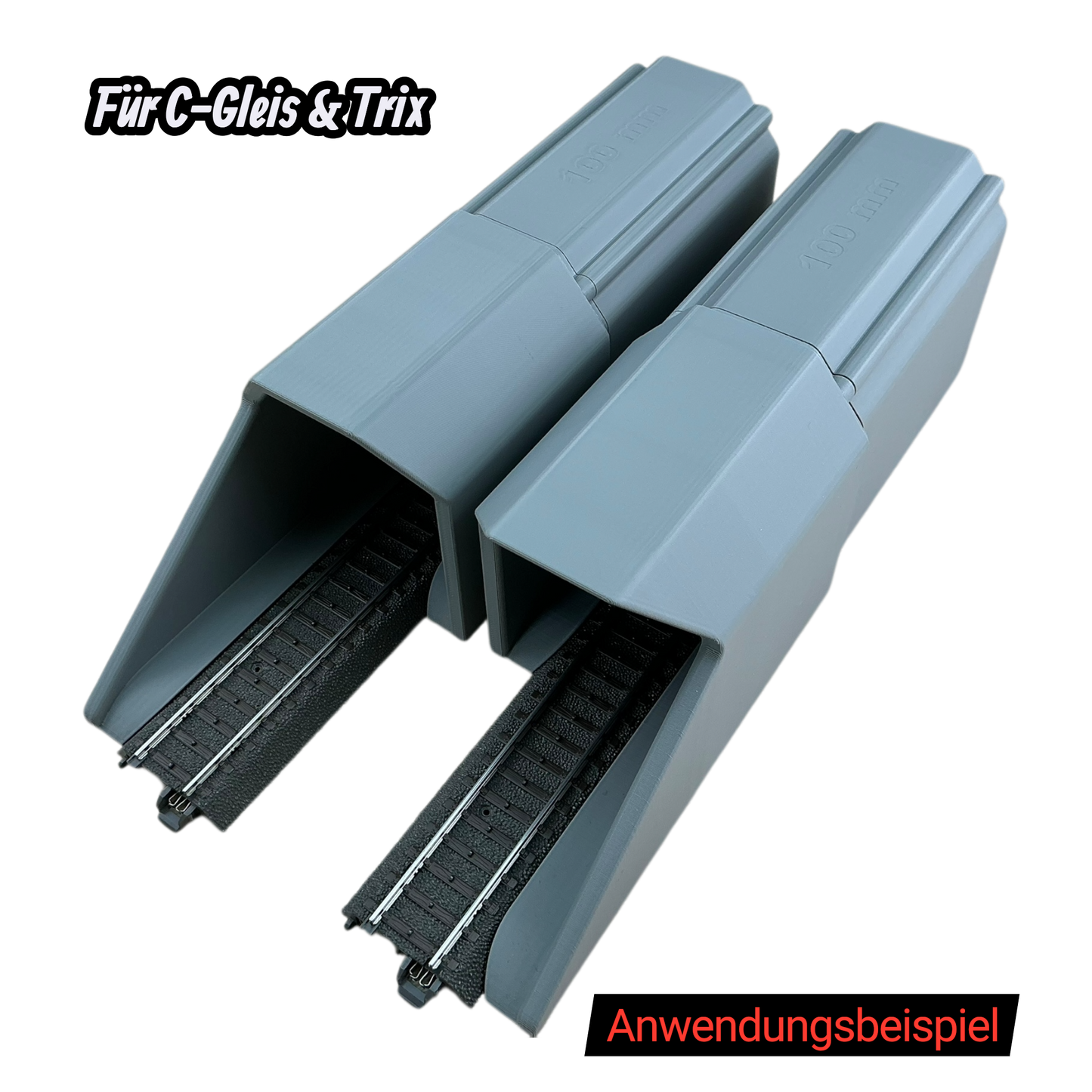 H0 Tunnelportale für Märklin C-Gleis & Trix–Gleis  Ein- & Zweigleisig