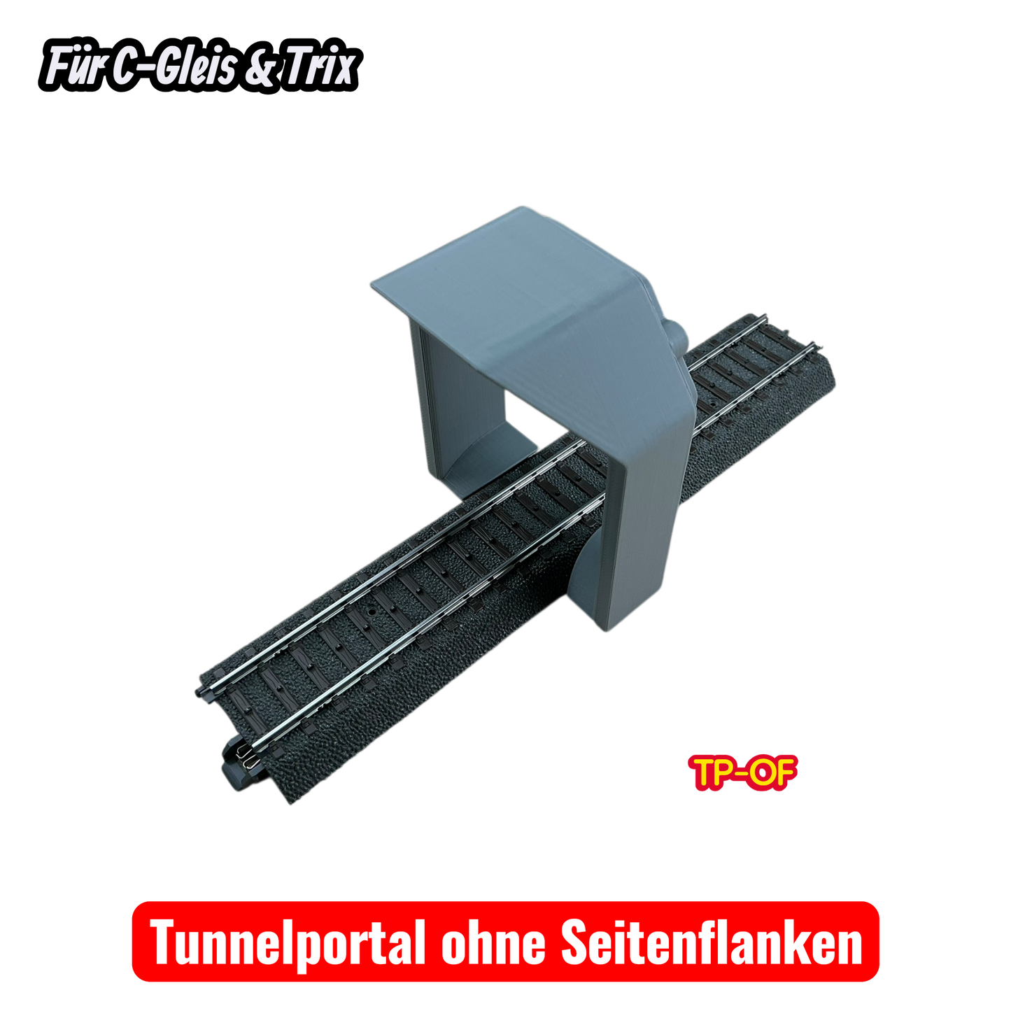 H0 Tunnelportale für Märklin C-Gleis & Trix–Gleis  Ein- & Zweigleisig