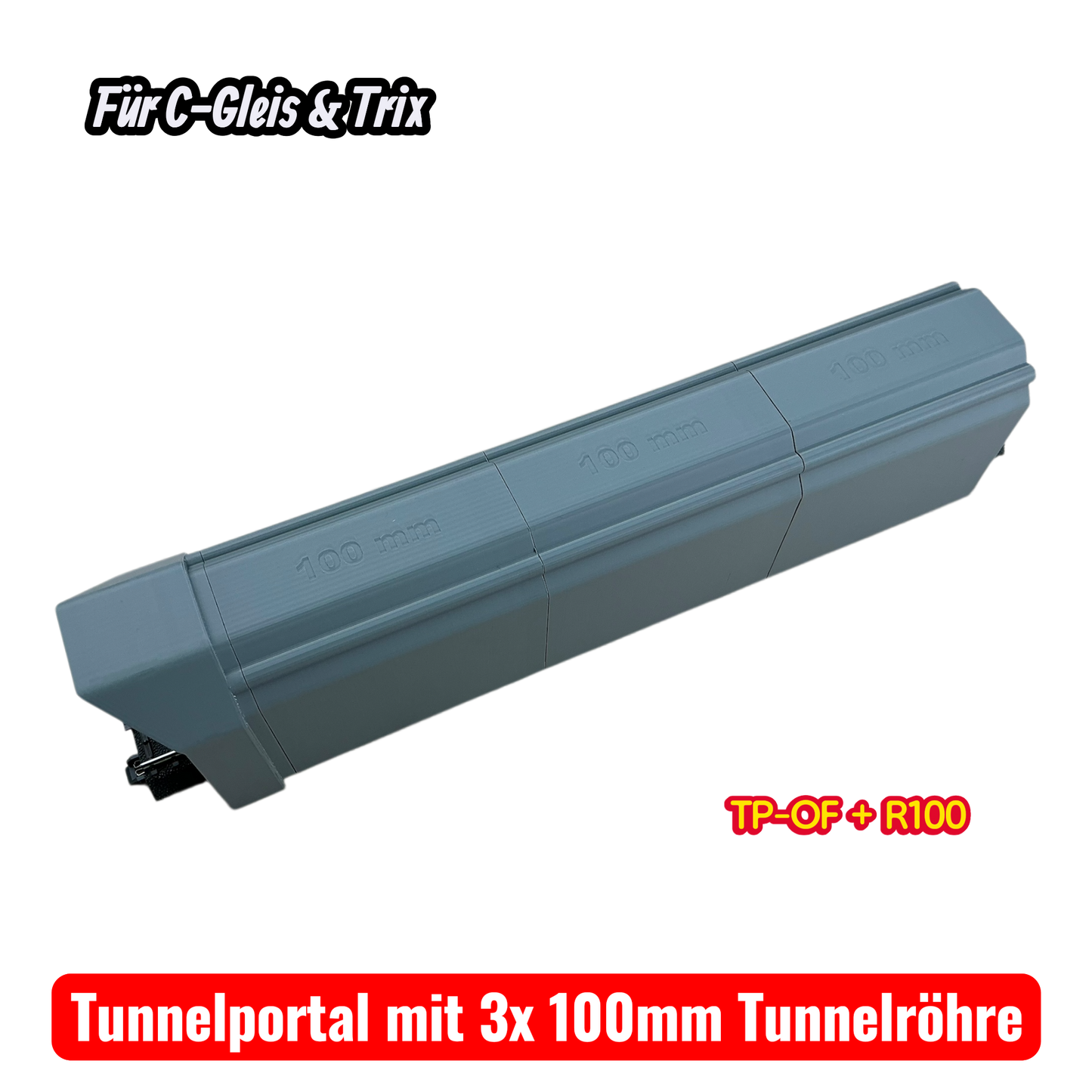 H0 Tunnelportale für Märklin C-Gleis & Trix–Gleis  Ein- & Zweigleisig
