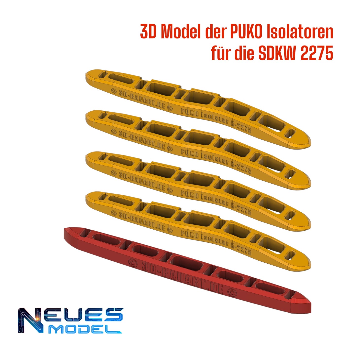 PUKO Isolatoren für K-Gleis SDKW 2275