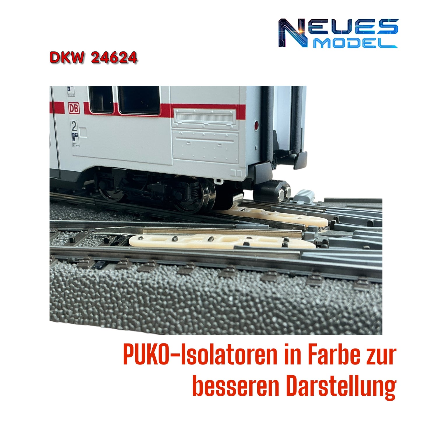 PUKO Isolatoren für C-Gleis DKW 24624